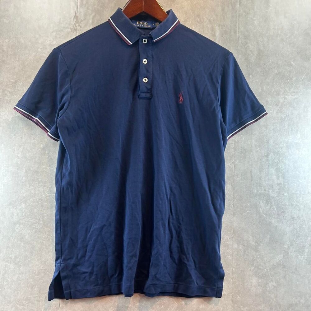 Polo-ralph-lauren Men's Navy and Blue Polo-shirts